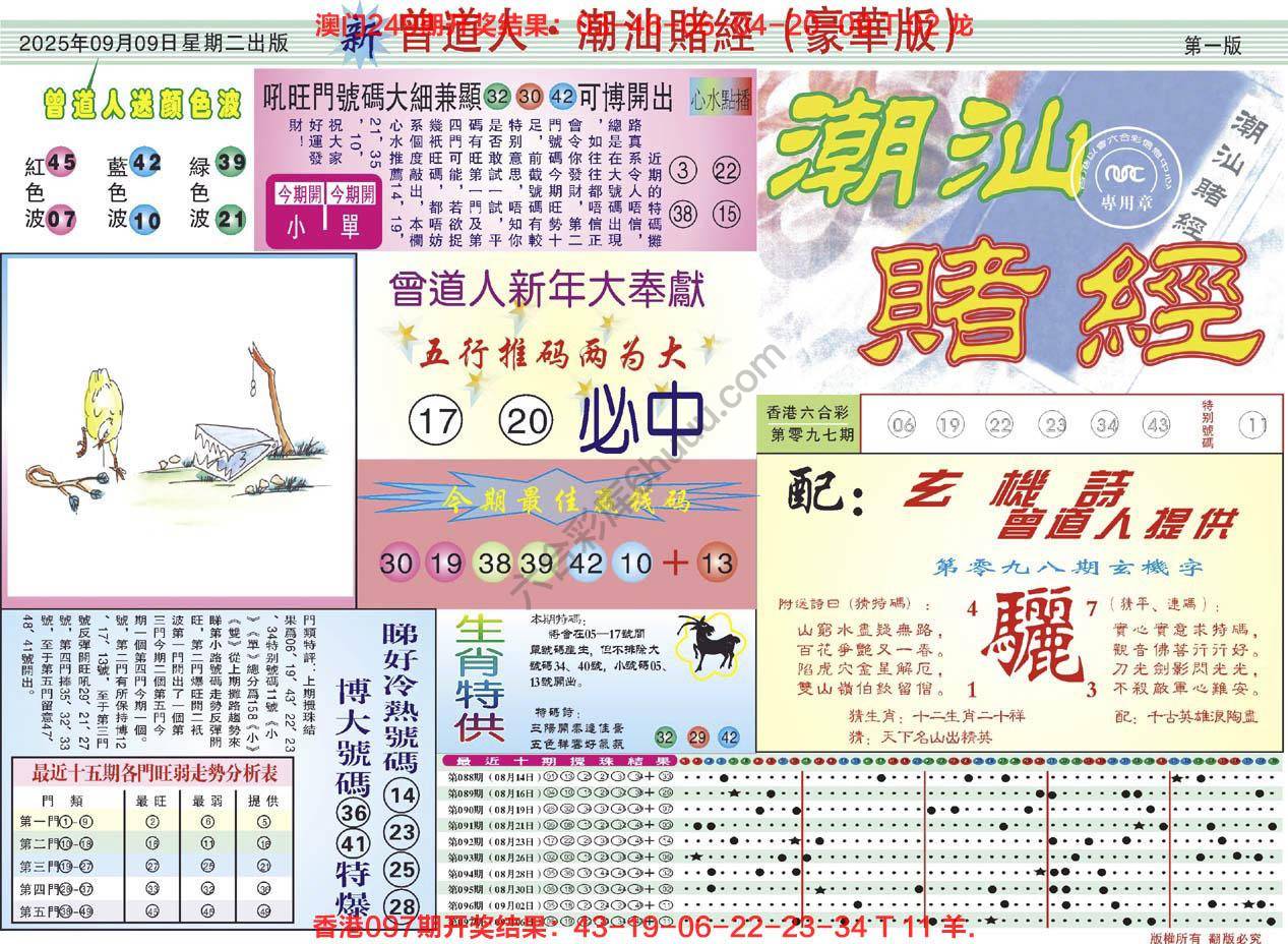 六合彩心水图库9｜曾道人潮汕赌经(豪华版)