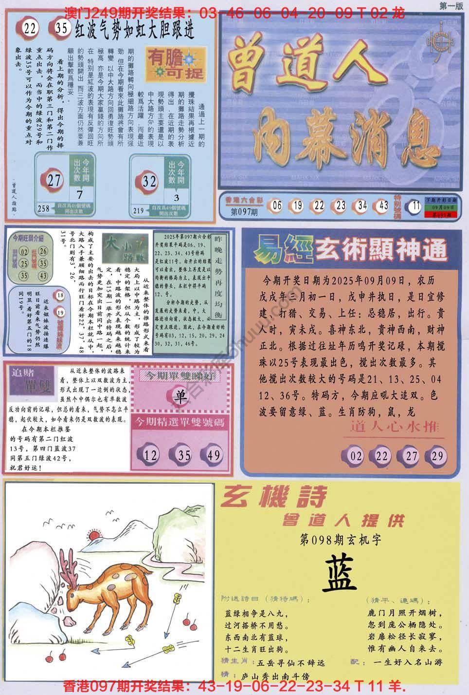 六合彩心水图库3｜曾道人内幕消息