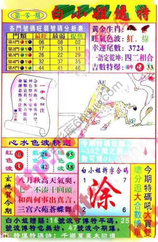 六合彩心水图库13|白小姐透特 六合彩心水图库13|白小姐透特