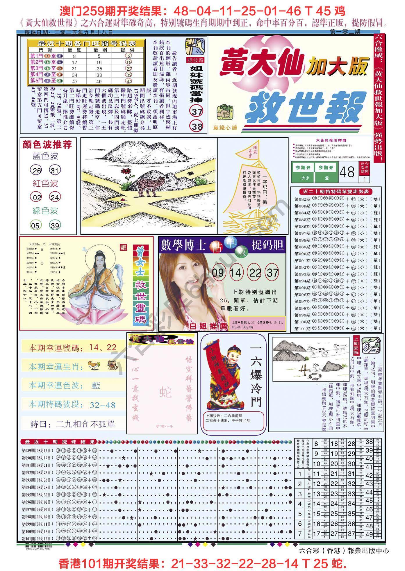 六合彩心水图库4|黄大仙救世报(加大版) 六合彩心水图库4|黄大仙救世报(加大版)