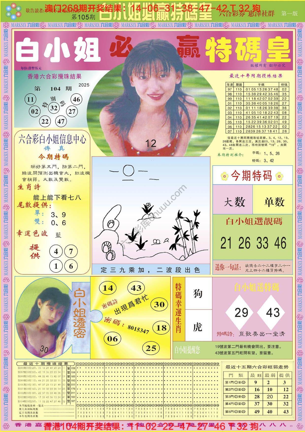 六合彩心水图库6|白小姐必赢特码皇 六合彩心水图库6|白小姐必赢特码皇
