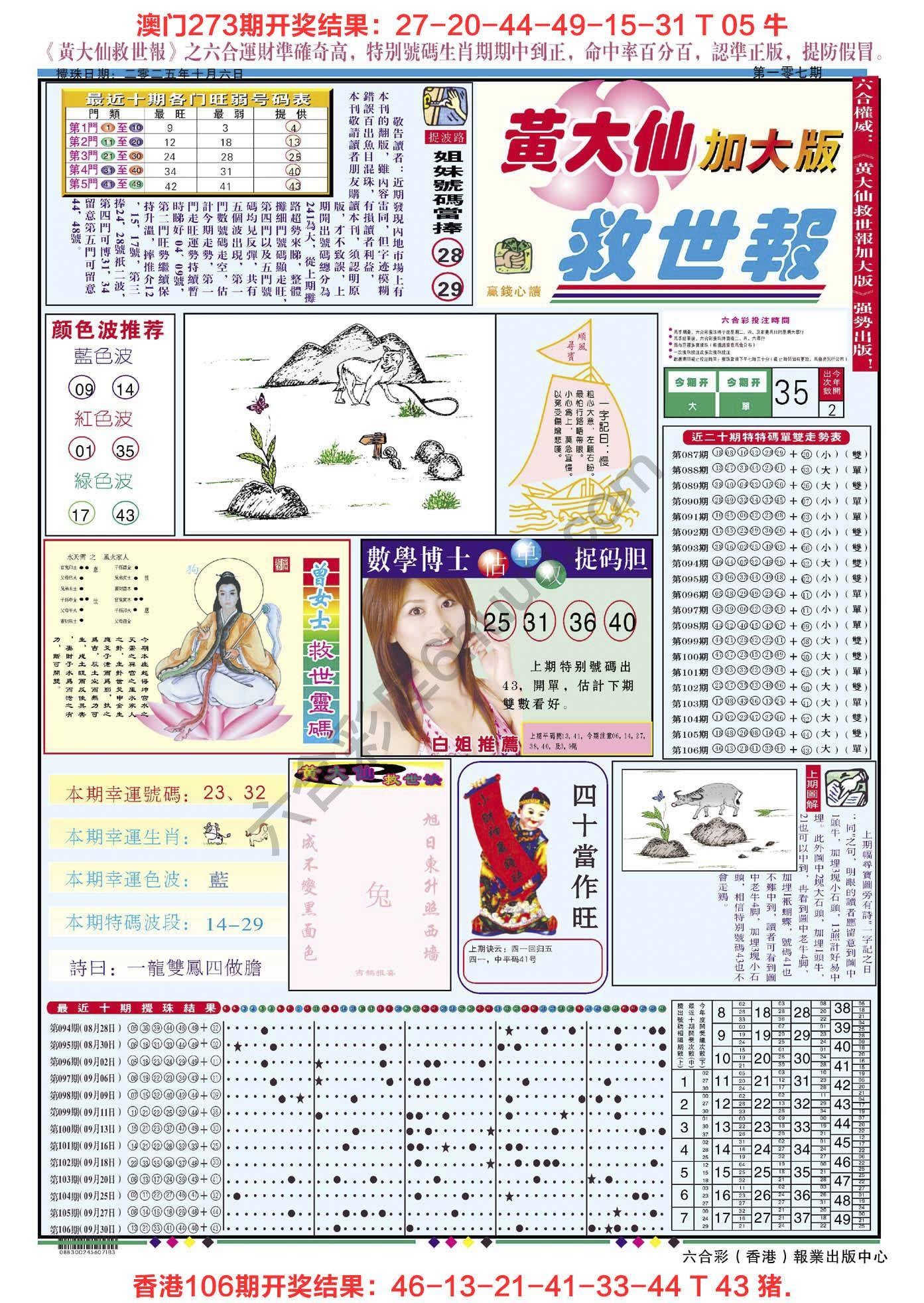 六合彩心水图库4|黄大仙救世报(加大版) 六合彩心水图库4|黄大仙救世报(加大版)