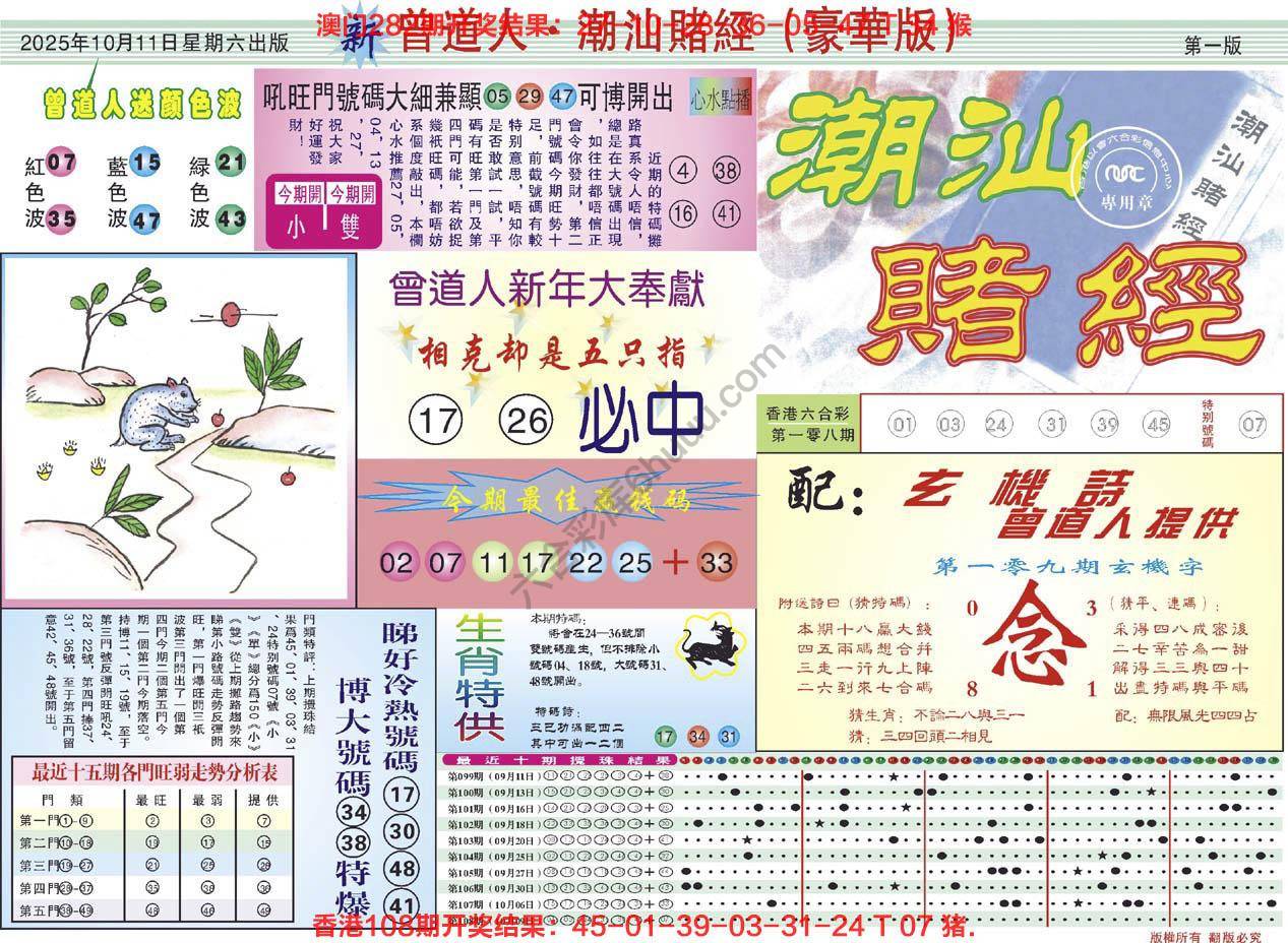 六合彩心水图库9|曾道人潮汕赌经(豪华版) 六合彩心水图库9|曾道人潮汕赌经(豪华版)