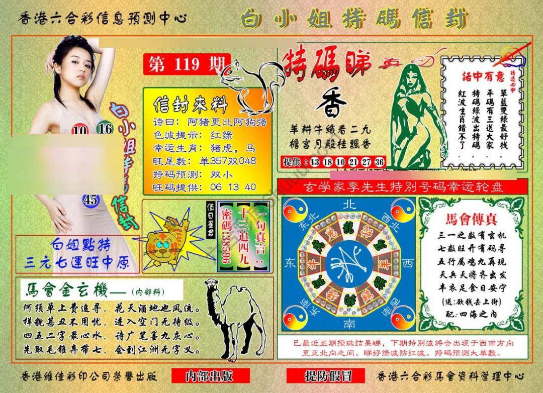 六合彩心水图库16｜白小姐特码信封