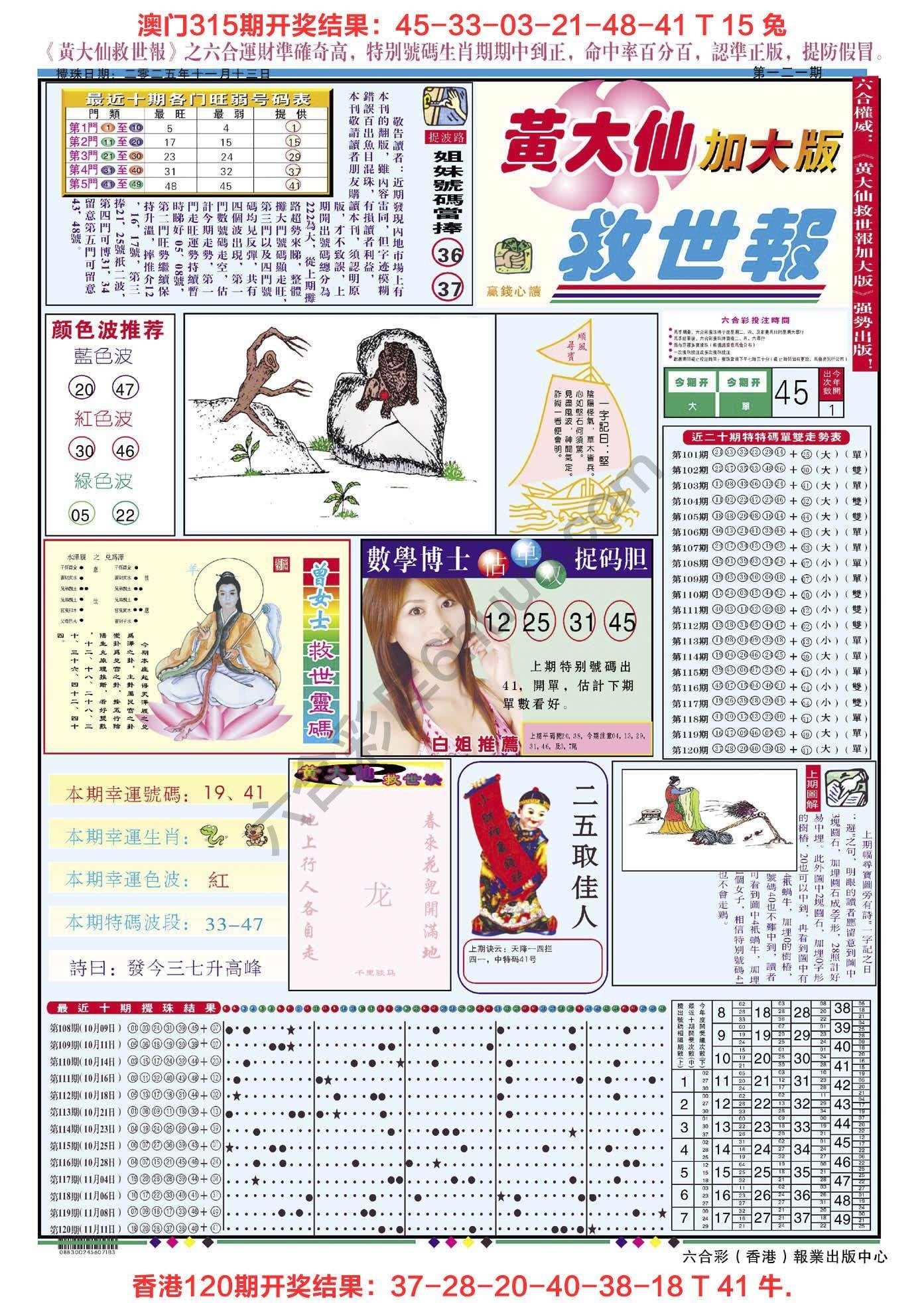 六合彩心水图库4|黄大仙救世报(加大版) 六合彩心水图库4|黄大仙救世报(加大版)