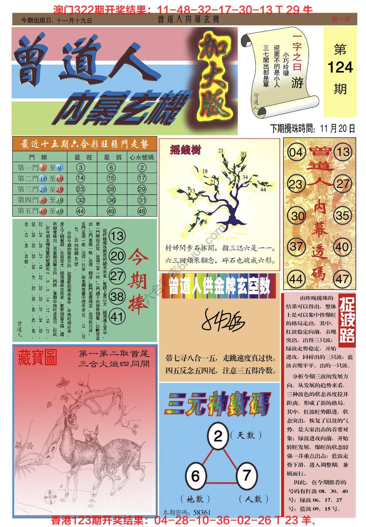 六合彩心水图库12|曾道人内幕玄机(加大版) 六合彩心水图库12|曾道人内幕玄机(加大版)
