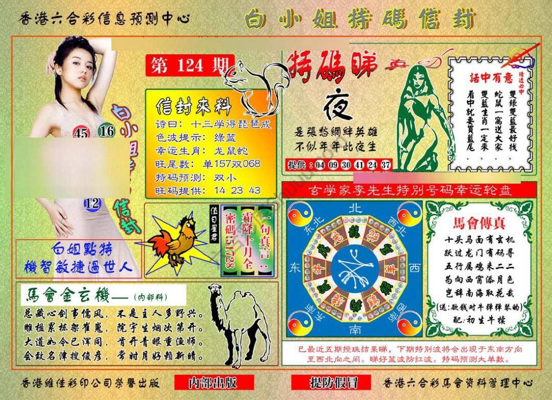 六合彩心水图库16｜白小姐特码信封
