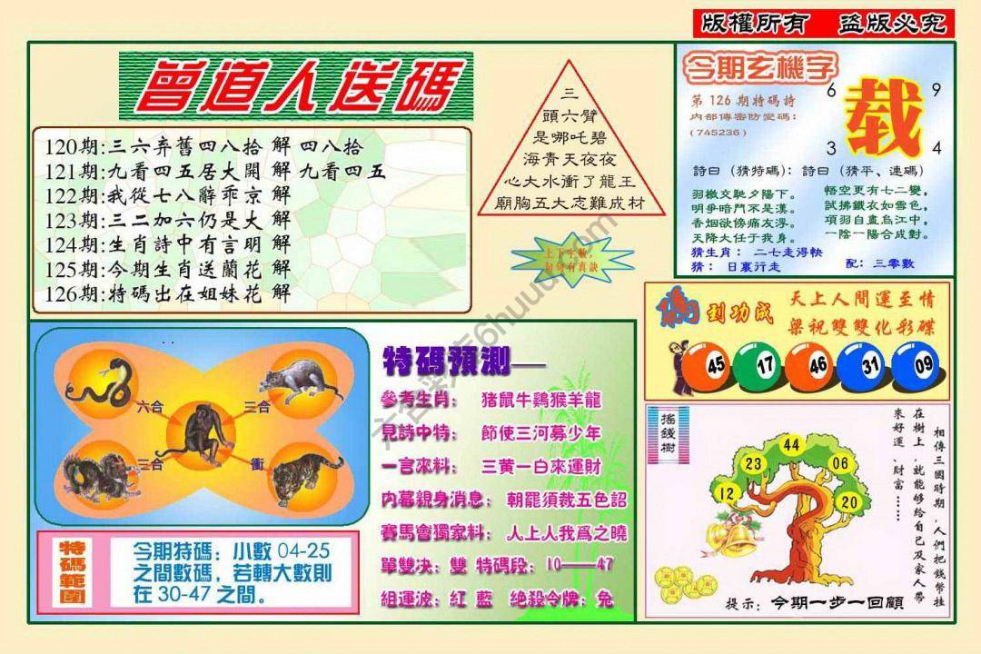 六合彩心水图库13｜曾道人送码