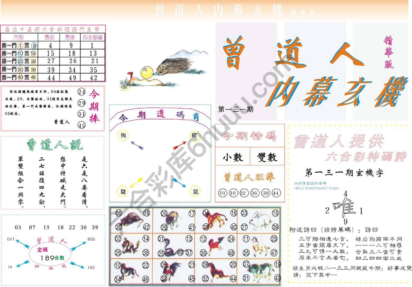 六合彩心水图库11|曾道人内幕玄机(精华版) 六合彩心水图库11|曾道人内幕玄机(精华版)