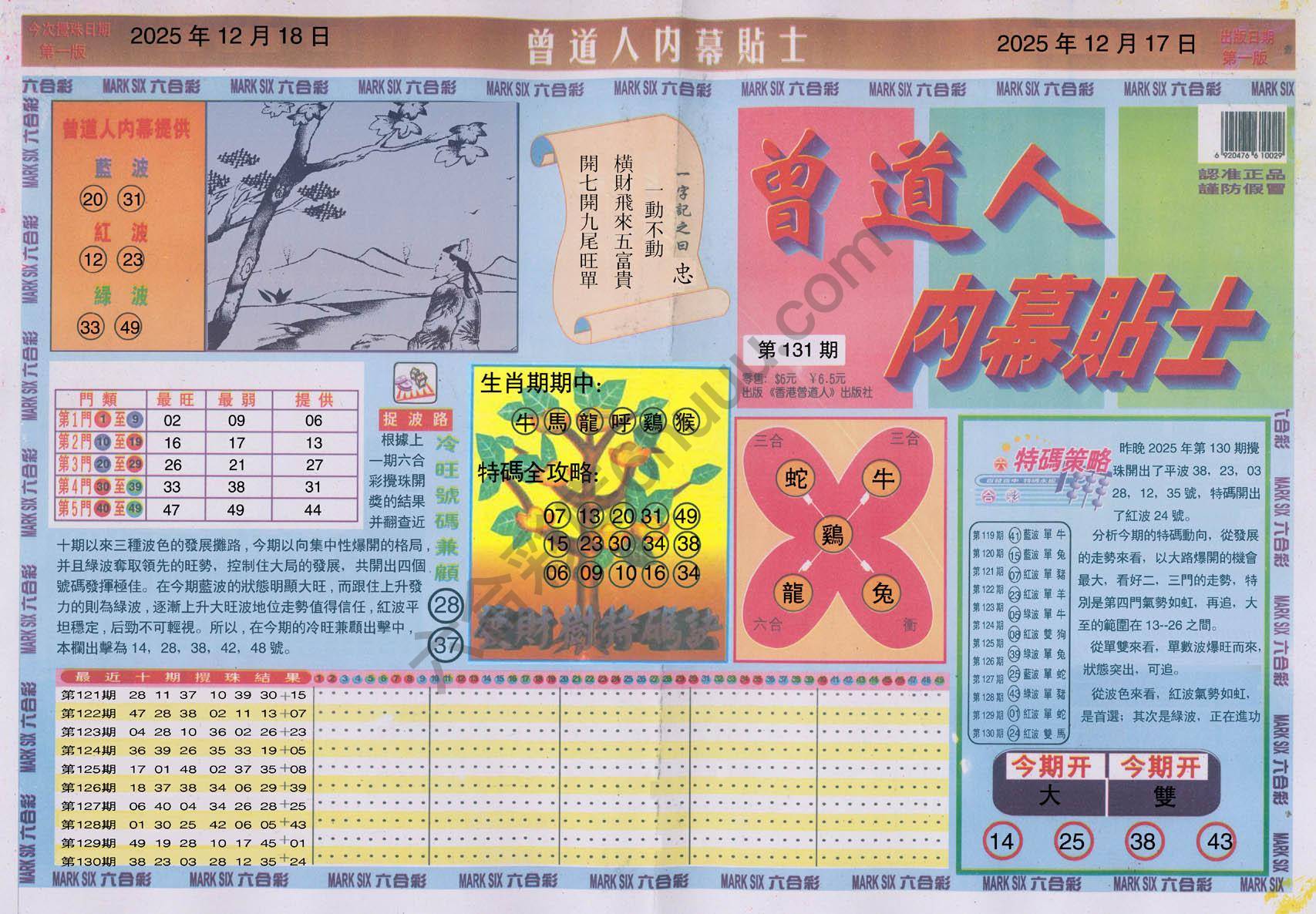 六合彩心水图库8|曾道人内幕贴士 六合彩心水图库8|曾道人内幕贴士