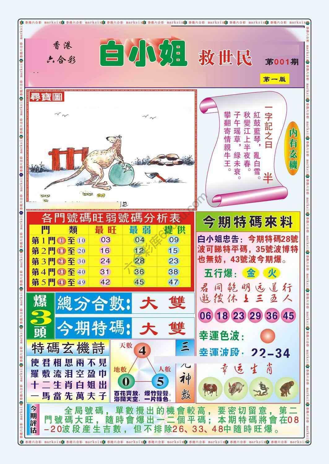 六合彩心水图库12|白小姐救世民 六合彩心水图库12|白小姐救世民