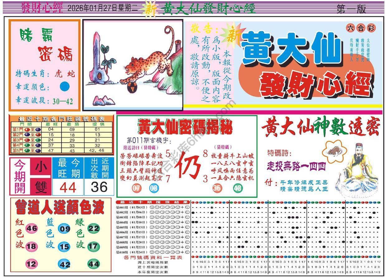 六合彩心水图库1|黄大仙发财心经 六合彩心水图库1|黄大仙发财心经