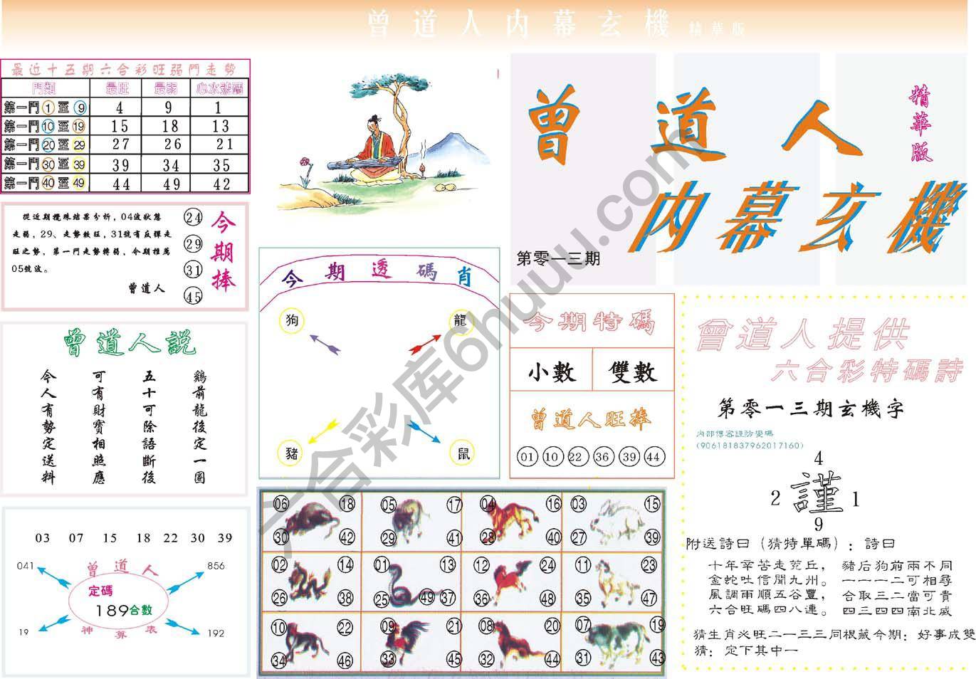 六合彩心水图库9|曾道人内幕玄机(精华版) 六合彩心水图库9|曾道人内幕玄机(精华版)