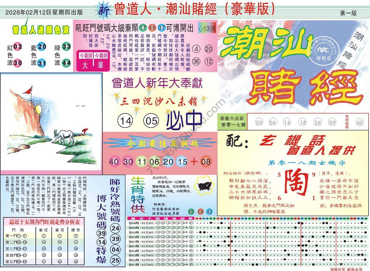 六合彩心水图库9|曾道人潮汕赌经(豪华版) 六合彩心水图库9|曾道人潮汕赌经(豪华版)