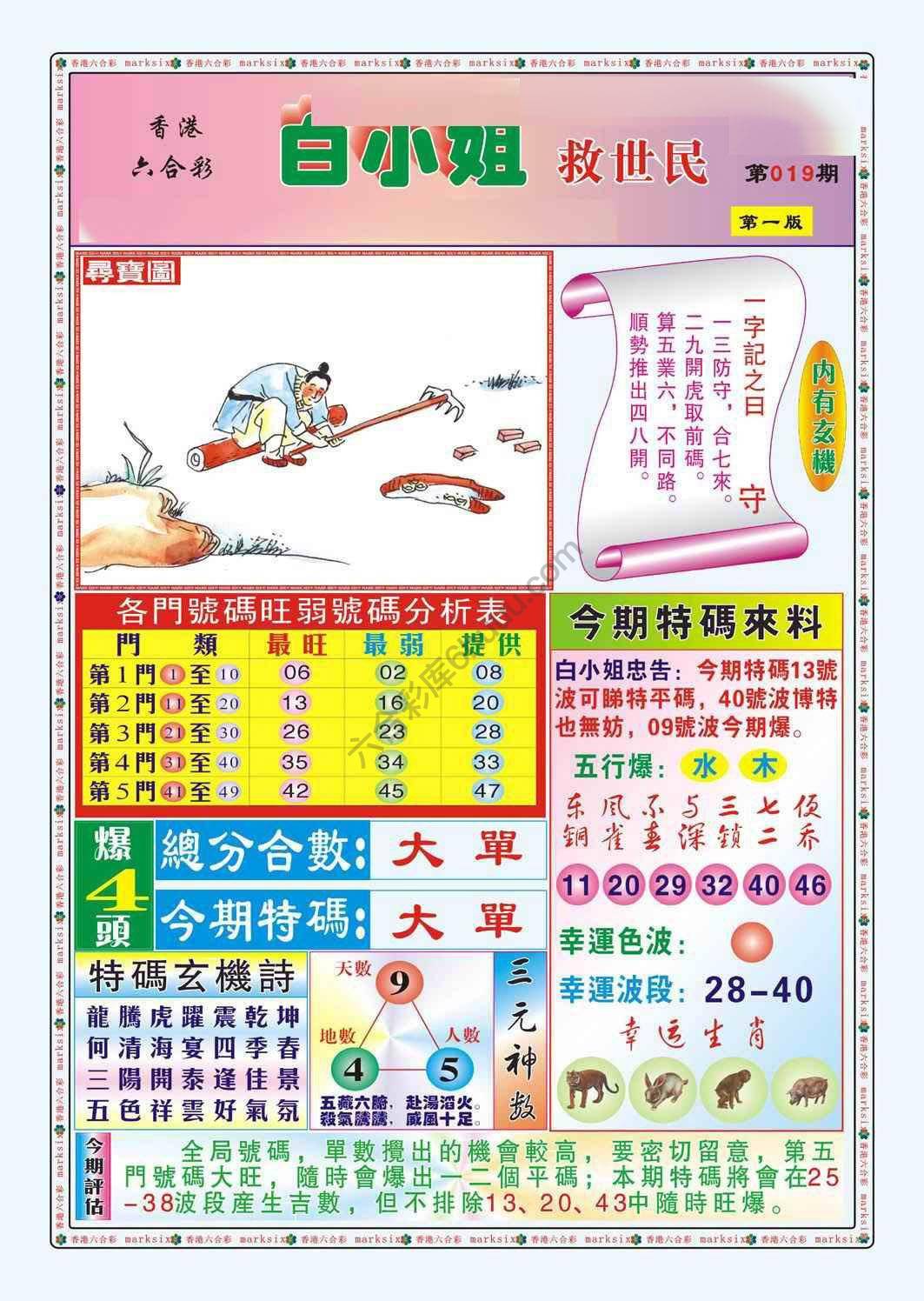 六合彩心水图库12|白小姐救世民 六合彩心水图库12|白小姐救世民