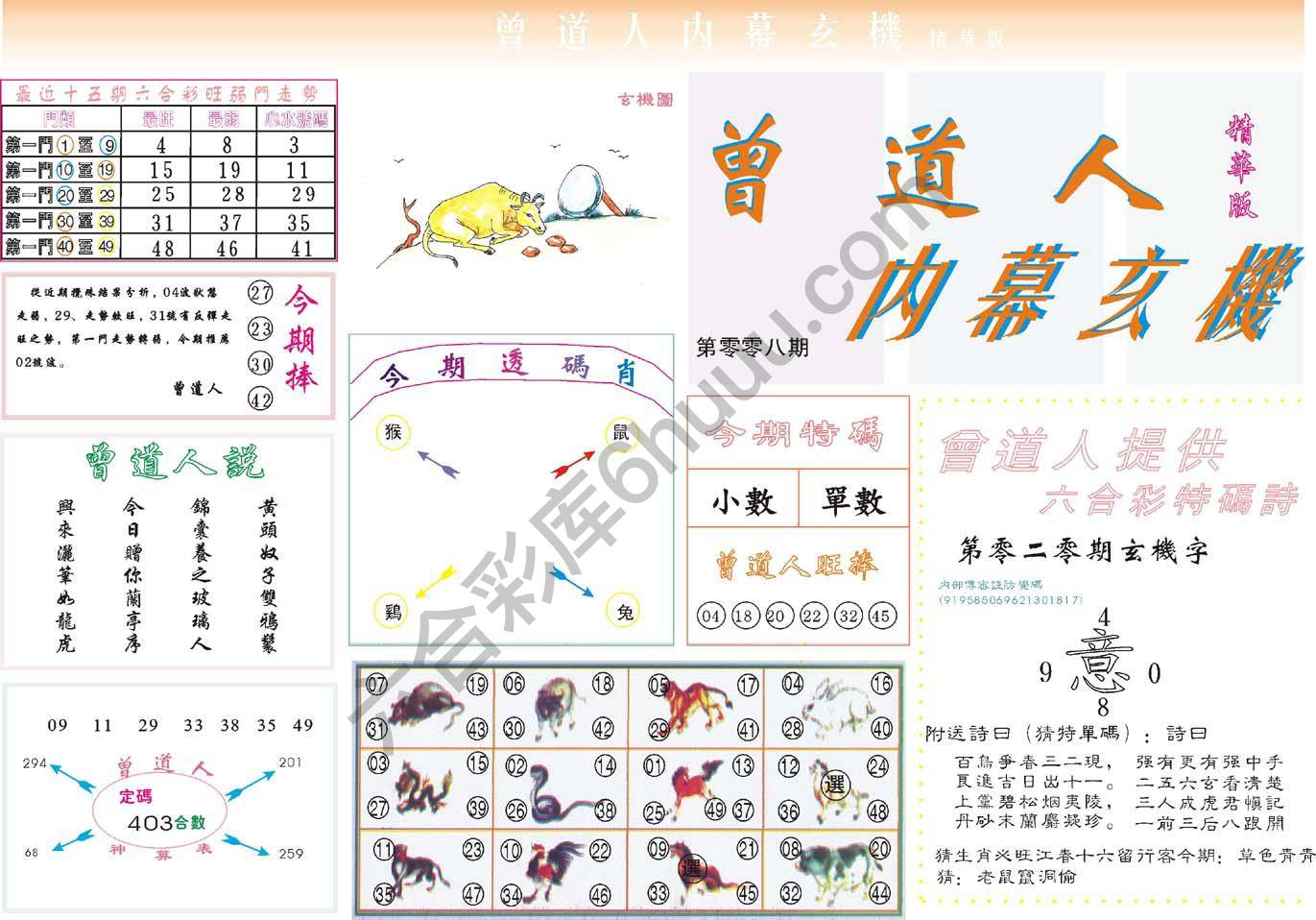 六合彩心水图库10|曾道人内幕玄机(精华版) 六合彩心水图库10|曾道人内幕玄机(精华版)