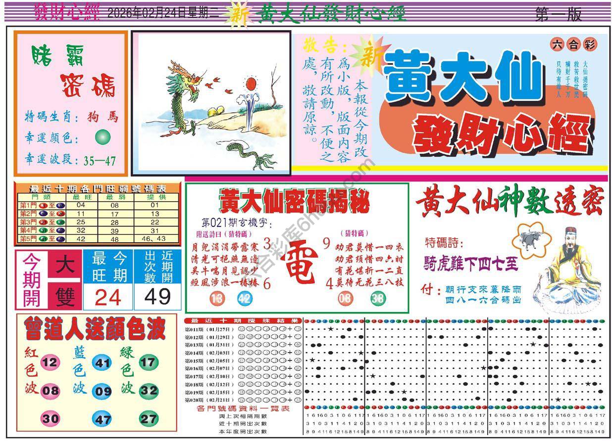六合彩心水图库2|黄大仙发财心经 六合彩心水图库2|黄大仙发财心经