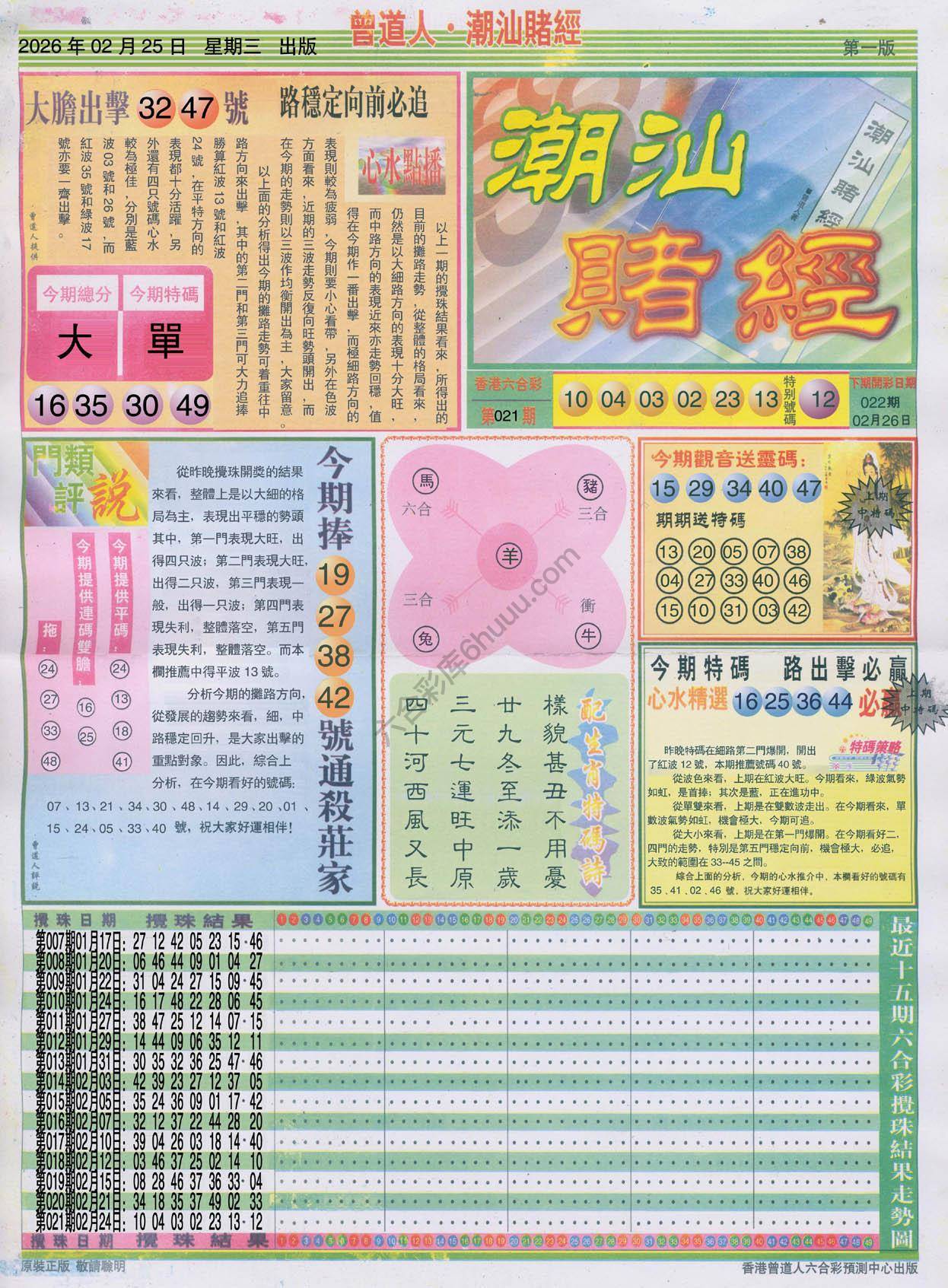 六合彩心水图库5|曾道人潮汕赌经 六合彩心水图库5|曾道人潮汕赌经