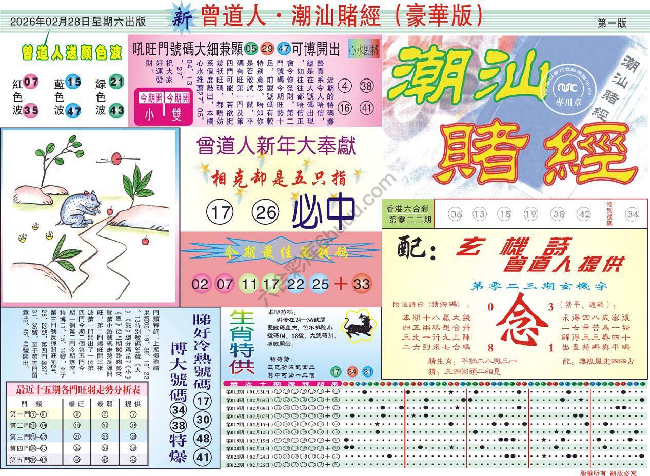六合彩心水图库9|曾道人潮汕赌经(豪华版) 六合彩心水图库9|曾道人潮汕赌经(豪华版)