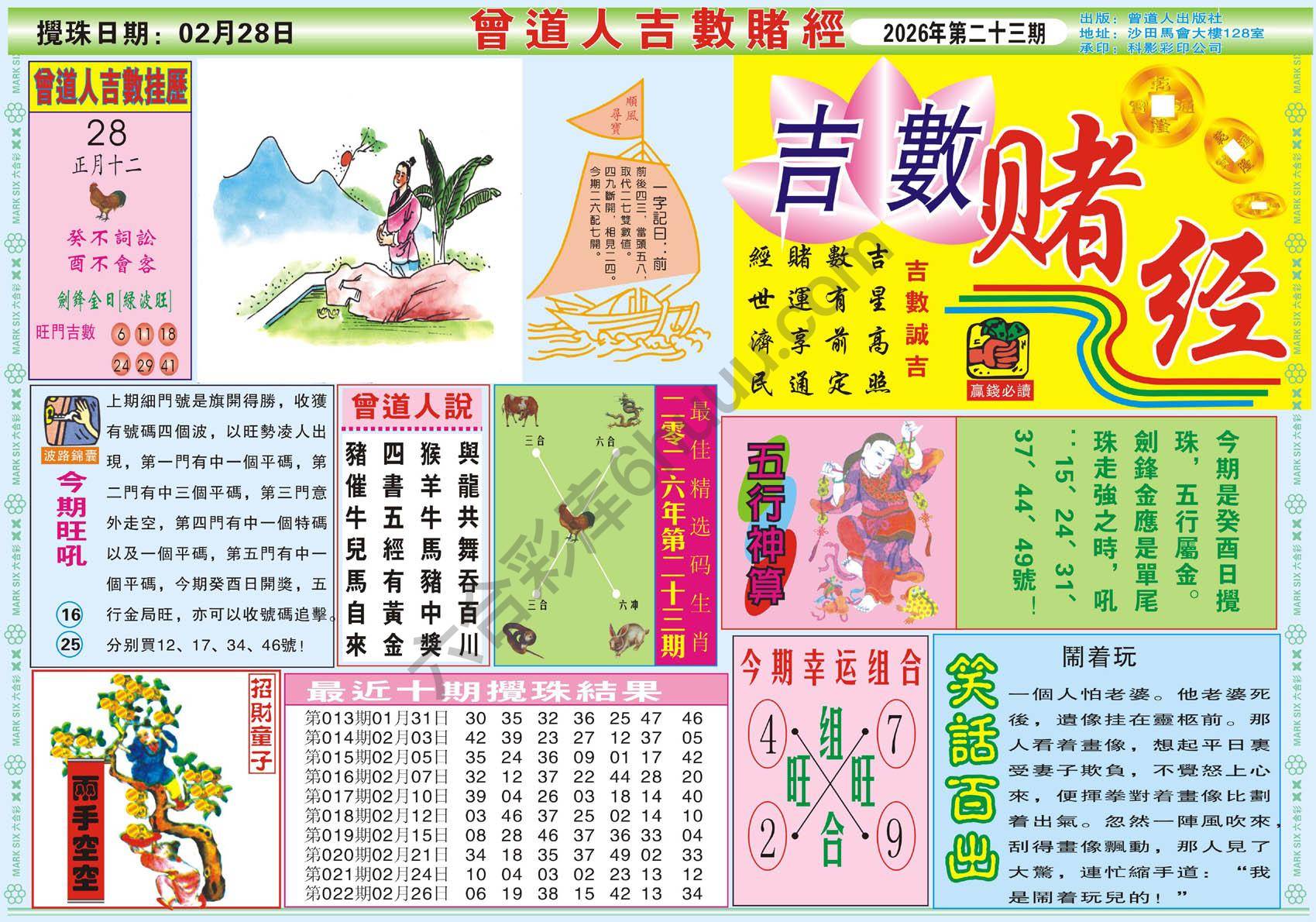 六合彩心水图库6|曾道人吉数赌经 六合彩心水图库6|曾道人吉数赌经