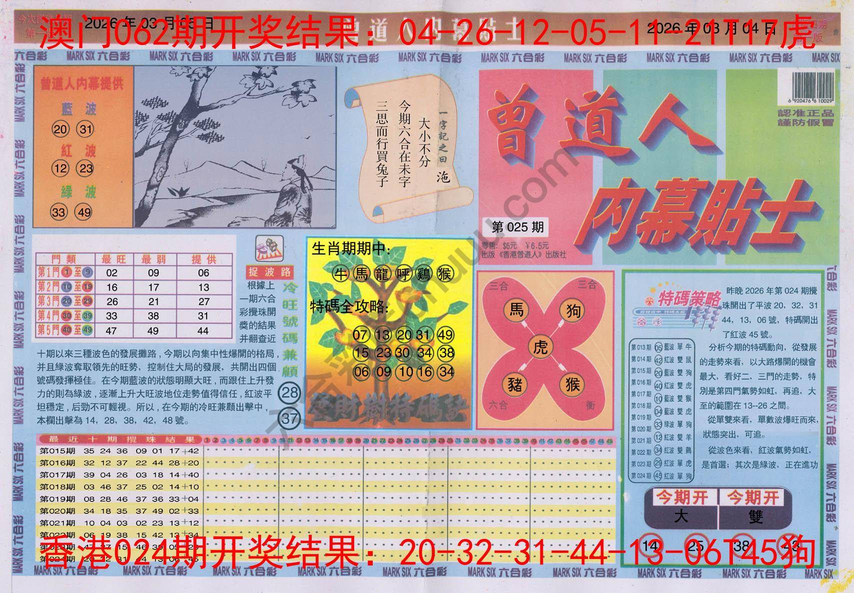 六合彩心水图库8|曾道人内幕贴士 六合彩心水图库8|曾道人内幕贴士
