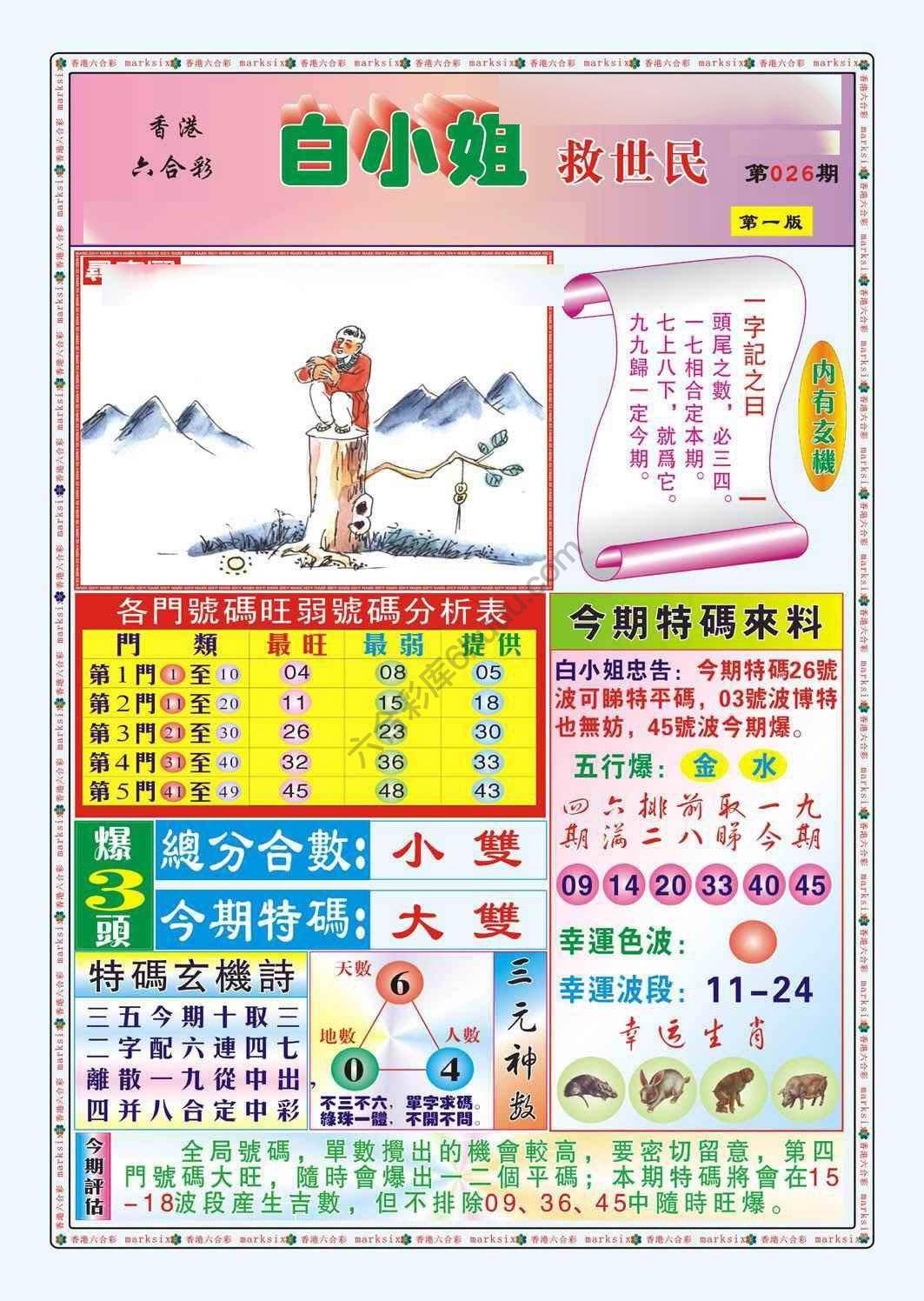 六合彩心水图库11|白小姐救世民 六合彩心水图库11|白小姐救世民