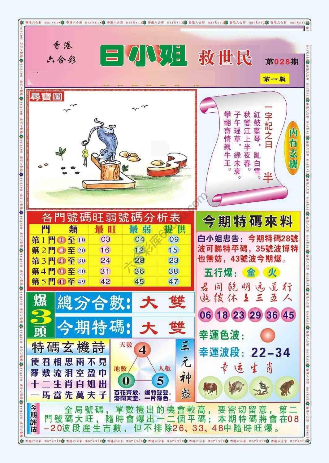 六合彩心水图库14|白小姐救世民 六合彩心水图库14|白小姐救世民