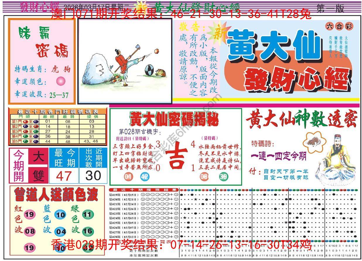 六合彩心水图库1|黄大仙发财心经 六合彩心水图库1|黄大仙发财心经