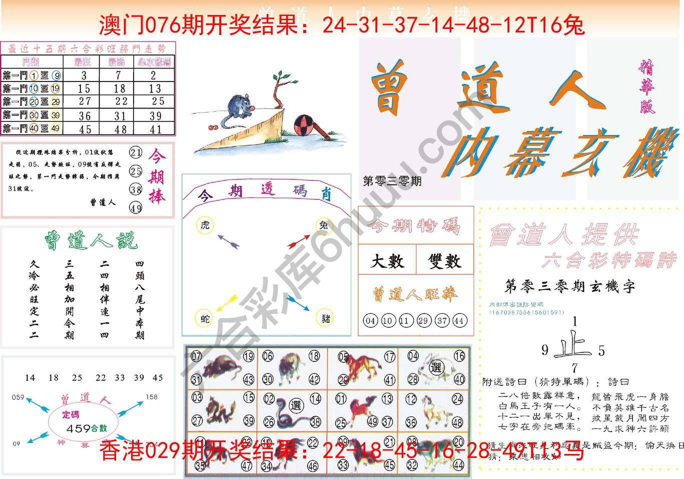 六合彩心水图库10|曾道人内幕玄机(精华版) 六合彩心水图库10|曾道人内幕玄机(精华版)