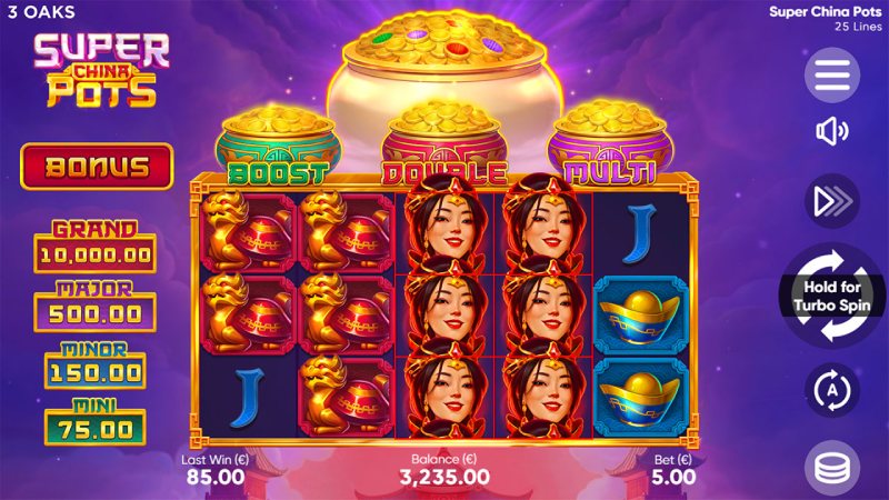 3 Oaks Gaming 推出全新亚洲主题老虎机「Super China Pots」 3 Oaks Gaming 推出全新亚洲主题老虎机「Super China Pots」
