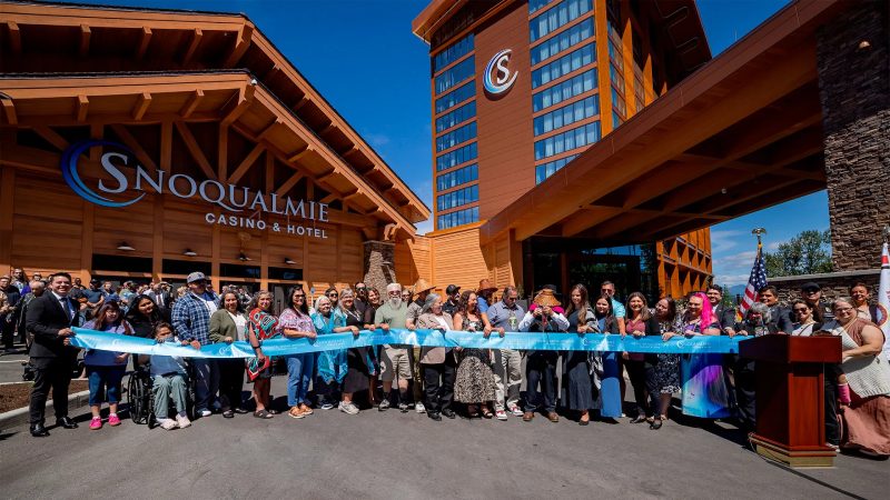 斯诺夸尔米赌场酒店(Snoqualmie Casino & Hotel)盛大开业,迎接全新篇章 斯诺夸尔米赌场酒店(Snoqualmie Casino & Hotel)盛大开业,迎接全新篇章