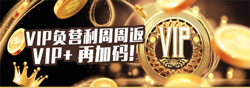 VIP负盈利周周返水 VIP+返点彩金再加码 VIP负盈利周周返水 VIP+返点彩金再加码