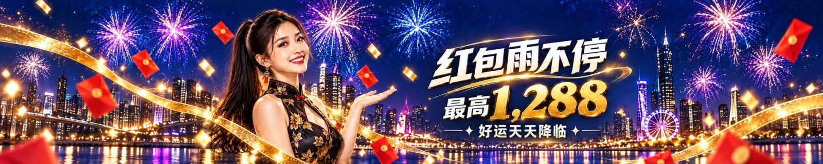 红包雨不停 最高1,288
