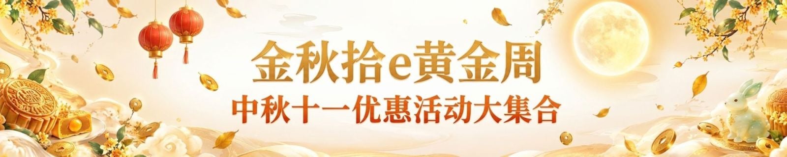 金秋拾e黄金周- 中秋十一优惠活动大集合