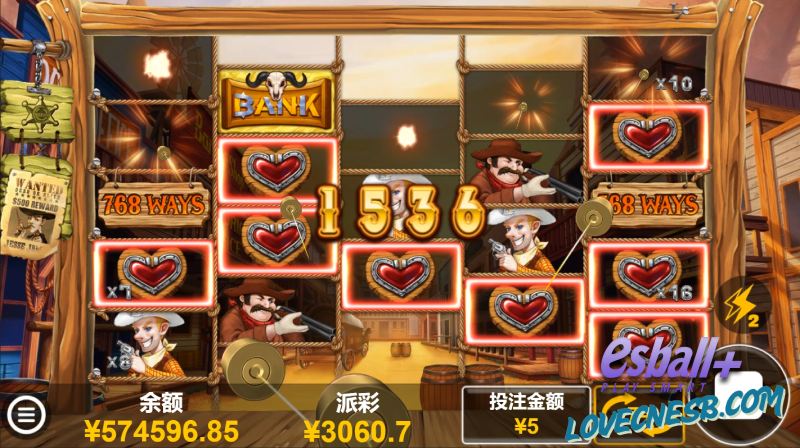 FTG荒野大西部爆分MEGA WIN¥4623元 FTG荒野大西部爆分MEGA WIN¥4623元