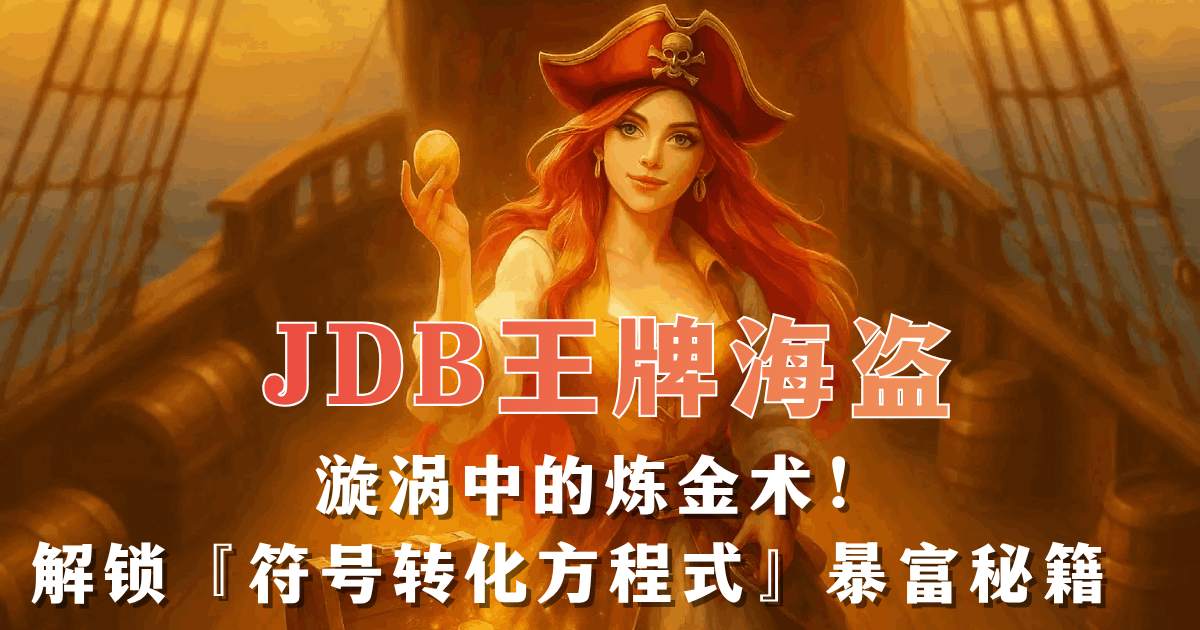 JDB王牌海盗游戏试玩漩涡中的炼金术解锁符号转化方程式暴富秘籍 JDB王牌海盗游戏试玩漩涡中的炼金术解锁符号转化方程式暴富秘籍