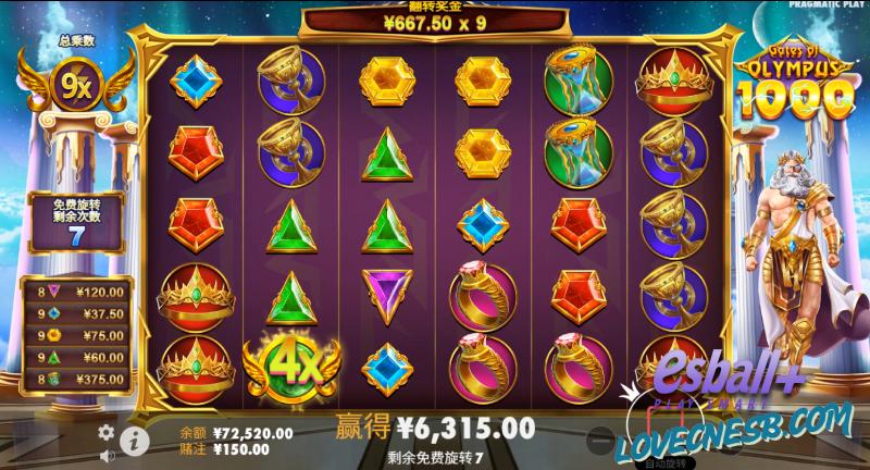 PP奥林匹斯之门1000游戏试玩天选攻略教你躺赚千倍乘数机制全解析