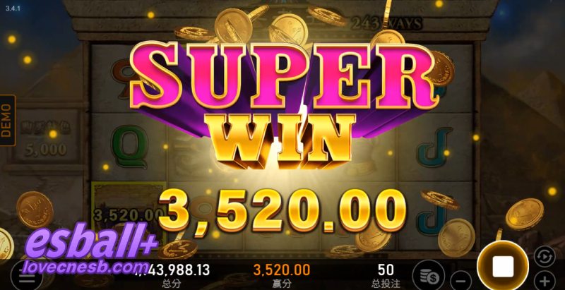 RSG法老王爆奖SUPER WIN ¥3520元 RSG法老王爆奖SUPER WIN ¥3520元