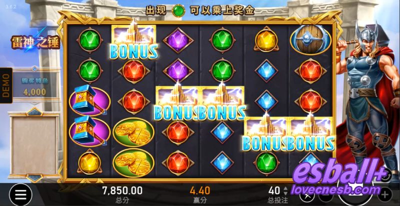 雷神之锤游戏试玩全网首发拆解动态网格消除+百搭替代规则激活北欧神话爆分潜力 雷神之锤游戏试玩全网首发拆解动态网格消除+百搭替代规则激活北欧神话爆分潜力