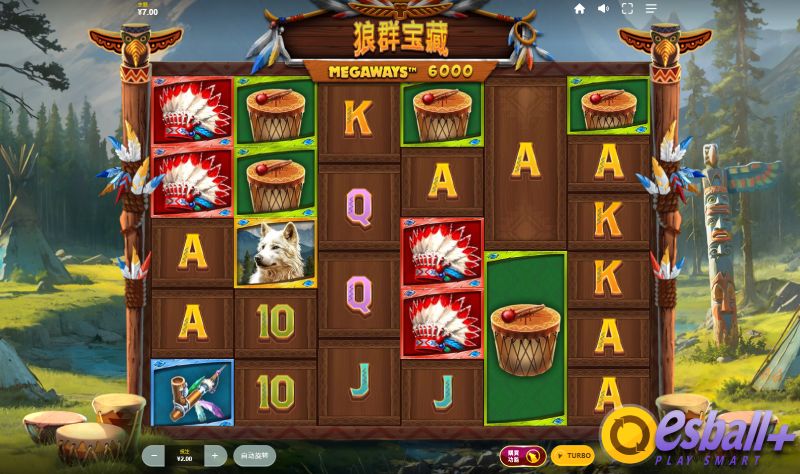RT狼群宝藏MEGAWAYS游戏试玩符号堆叠神操作一次看懂