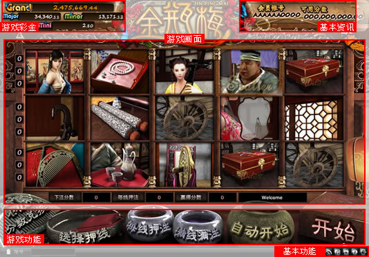 金瓶梅挑战边缘尺度等你來下載-主游戏画面